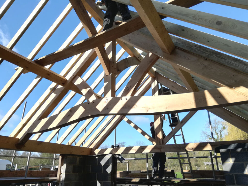 materials and finishes for oak framing